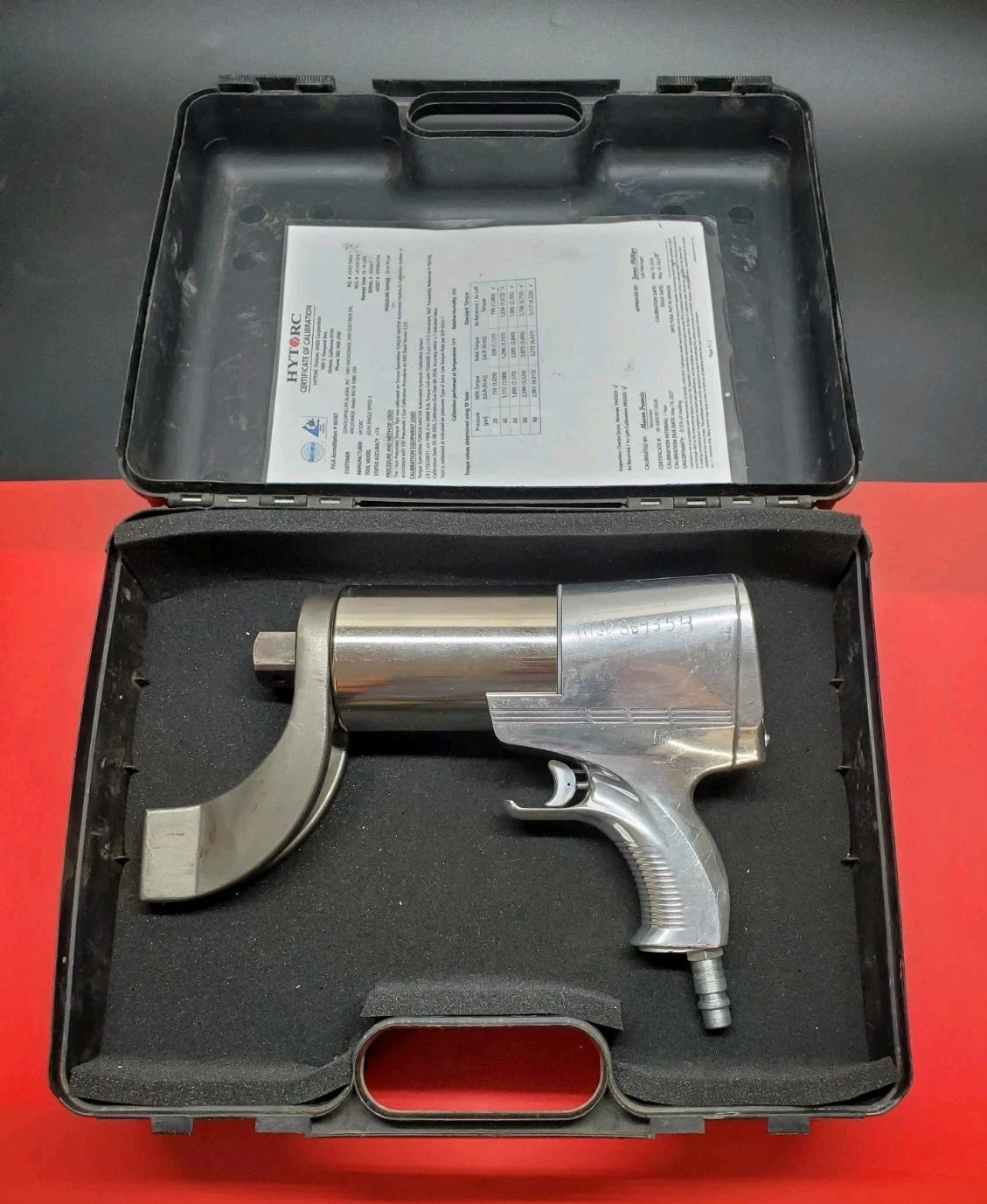 Hytorc JGUN-A3-SP Pneumatic Torque Gun Wrench 1 in. Dr W/ 2026-2027 CAL.