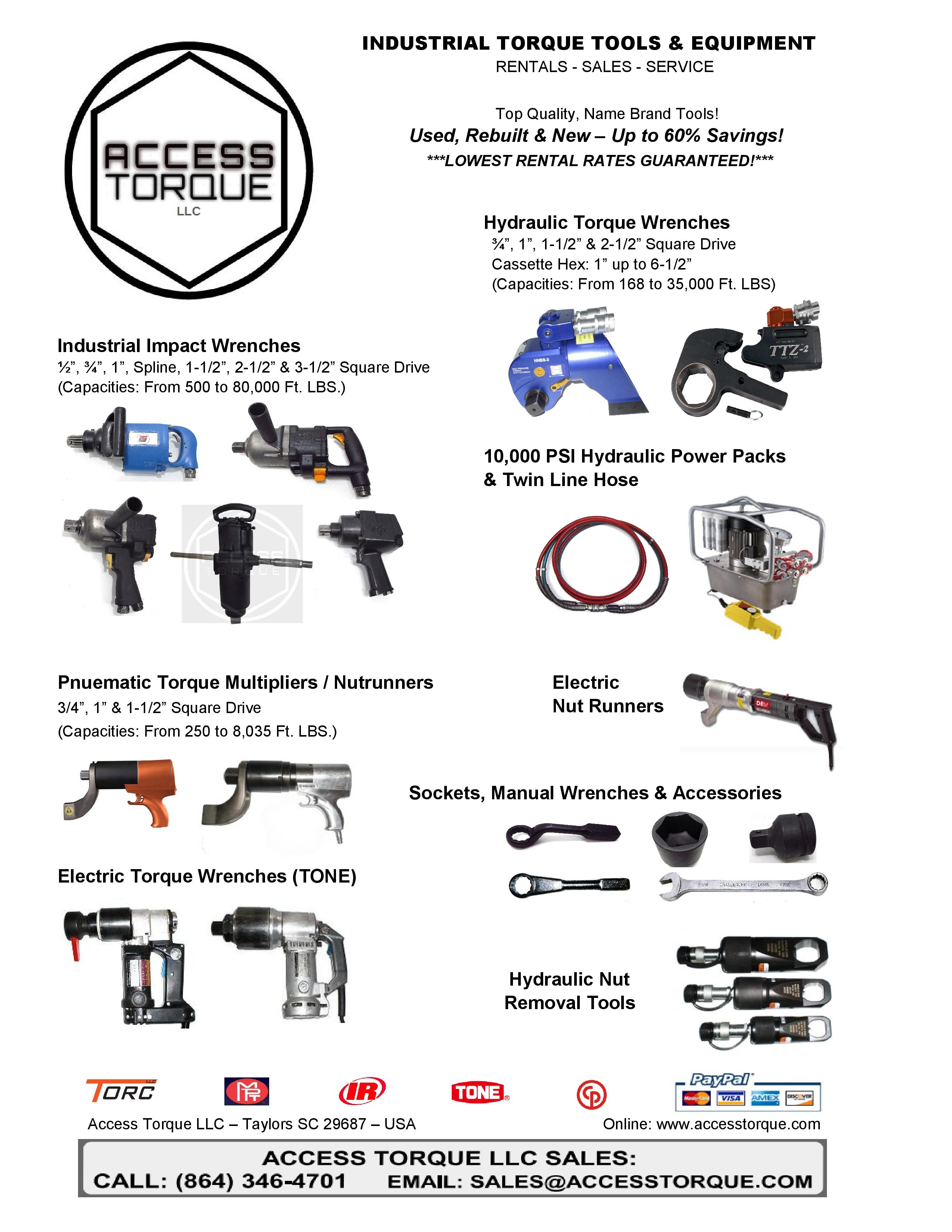 ACCESS TORQUE JOBSITE OFFICE FLYER JPG